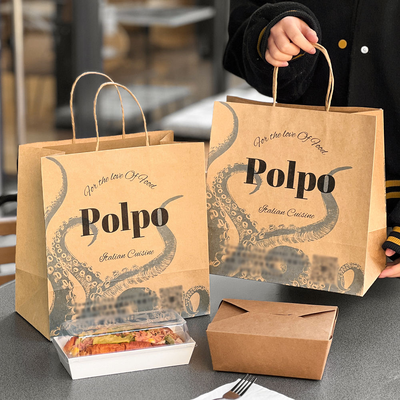 Good price Kraft Paper Bag Heavy Duty Recyclable Material Available in Various Thicknesses and Custom Sizes with Multiple Handle Types online