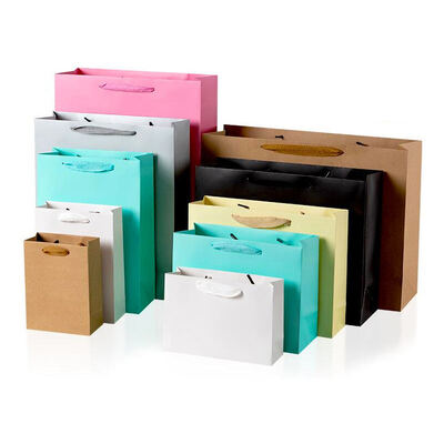 Good price Custom Printed Kraft Paper Bag Designed with Matte Glossy Lamination Varnish Spot UV Embossing and Foil Stamping for Packaging Applications online