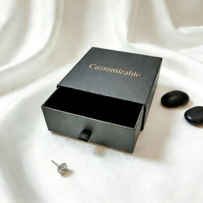 Good price Jewelry Paper Box with customized drawer style layered compartments and soft velvet lining to protect necklaces rings earrings online
