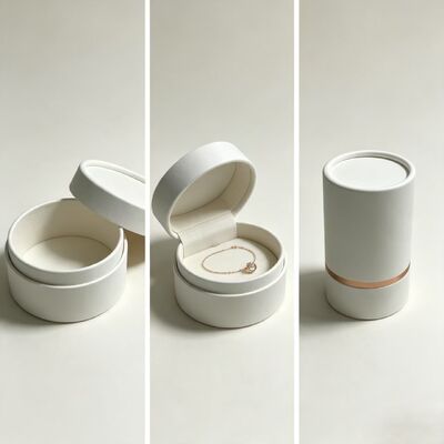 Good price Customizable Cylindrical Paper Box Elegant Design Suitable for Jewelry Packaging Cosmetics and Specialty Retail Products online