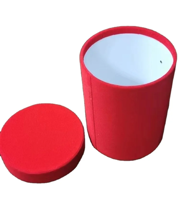 Good price Reusable Cylindrical Paper Box with shock protection texture and customizable diameter height and fabric color options online