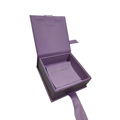 Good price Jewelry Paper Box Featuring Hard Paper Board Matte Lamination and Scratch Resistant Sponge Lining for Jewelry Protection online