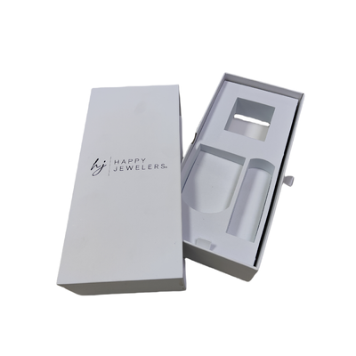 Good price Cosmetic Paper Box with gold and silver hot stamping window cut embossing and debossing customizable size for creams and serums online