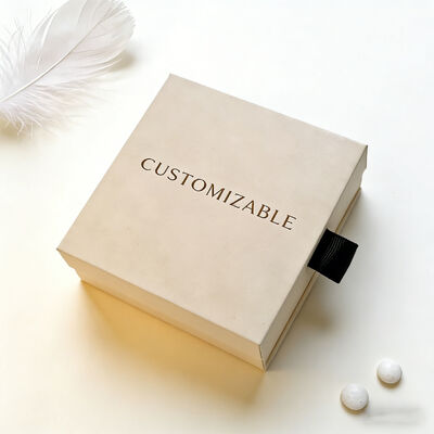 Good price Customizable Jewelry Paper Box made of greyboard mounted specialty paper with hot stamping embossing flexible MOQ ideal for packaging online