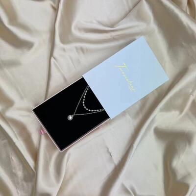 Good price Custom Jewelry Paper Box made from rigid cardboard with matte laminated surface available in flip lid drawer and two piece box styles with hot stamping embossing and UV printing online