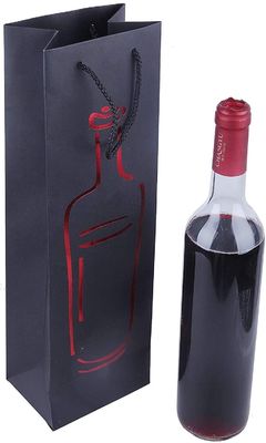 Good price Single Bottle Personalized Wine Gift Bags For Weddings Birthdays Dinner Party online