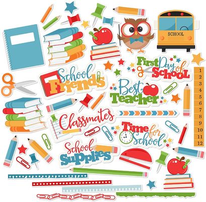 Good price Custom Printed Adhesive Sticker Planner Colorful Mom Planning Stickers online
