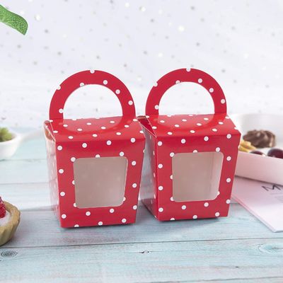 Good price Recyclable Small Cardboard Cake Boxes , Disposable Paper Cupcake Holders online