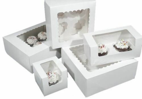 Good price Beautiful Premium Corrugated Cardboard Cake Boxes Window Inserts Die Cut online