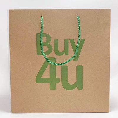 Good price Beautiful Custom Brown Paper Bags Gift Clothes Packing Bag With Mixed Rope online