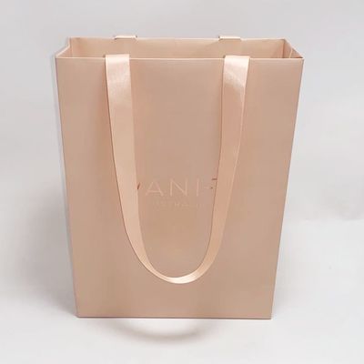 Good price Folding Jewelry Pouch Bags Custom Printed Kraft Paper Bags Full Color Printing online