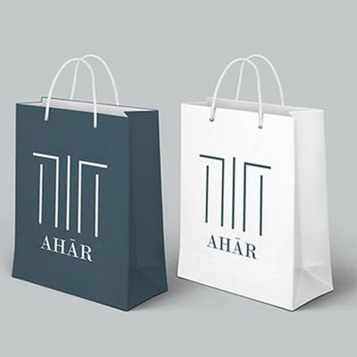 Good price 250gsm Recycled Gift Bags Large Personalised White Paper Bags Biodegradable online