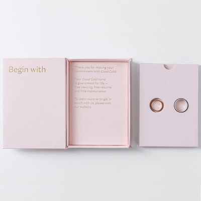 Good price Couple Jewelry Paper Box Earring Jewelry Box With Corrugated Paper Insert online