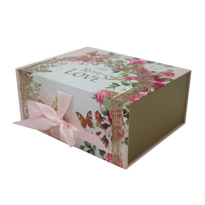 Good price Colorful Printing Book Style Packaging Box Printed Gift Boxes With Ribbon online