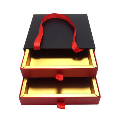 Good price Rigid Gift Packing Boxes Fancy Paper Cardboard Box Gift Packaging With Handles online