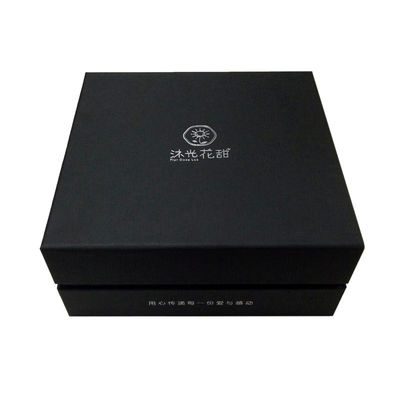 Good price Rectangle Shaped Paper Packaging Box 2 Piece Gift Boxes With Lids Silver Logo online