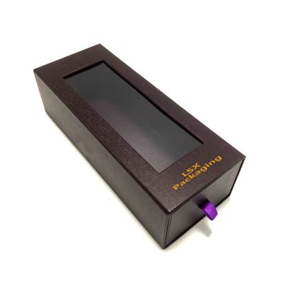 Good price Chocolate Truffle Packaging Boxes 120 Gsm Deep Purple Fancy Paper Wrap online