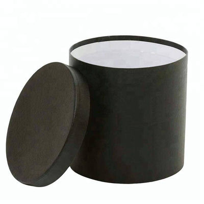 Good price Round Decorative Boxes Black Card Paper Cylindrical Gift Package Paper Box online