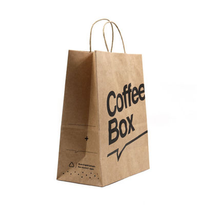 Good price Brown Kraft Personalized Paper Shopping Bags Custom Printed Paper Grocery Bags online