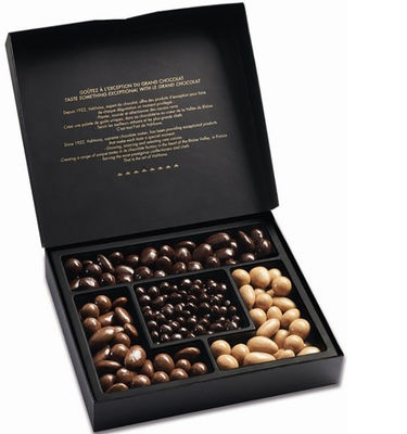 Good price Black Card Corrugated Paper Box Coffee Bean Package Gold Hot Stamping LOGO online