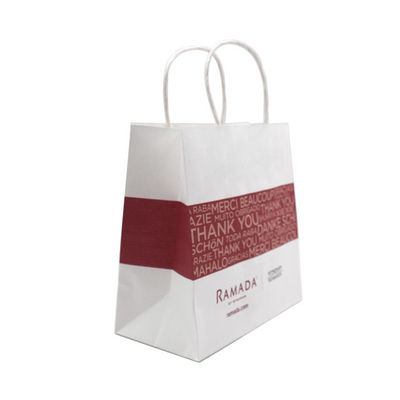Good price Custom Design Kraft Paper Bag Take Away Recycle 8 Color Flexo Printing online