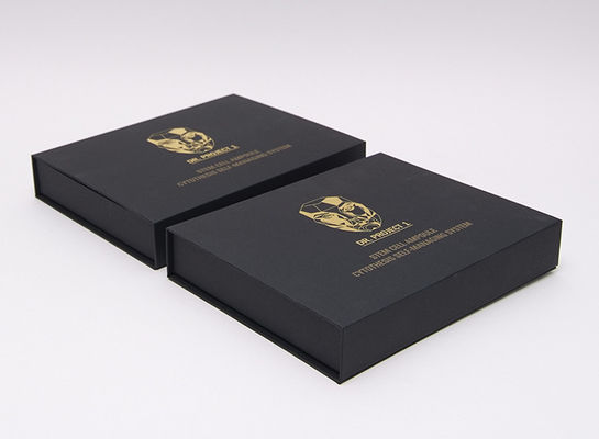 Good price Black Packaging Boxes Gift Package Paper Rigid Box With Insert Foam / Card online
