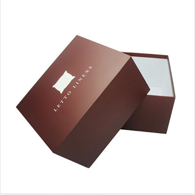 Good price Dark Red Recyclable Package Paper Box , Rigid Cardboard Box Gift Packaging online