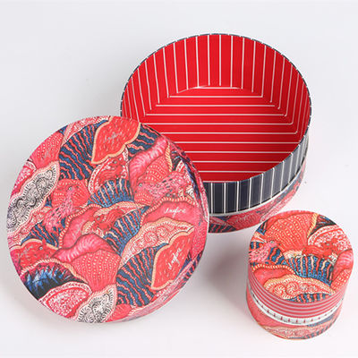 Good price Personalized Fancy Folding Packaging Boxes Recycled Cardboard Round Gift Box online