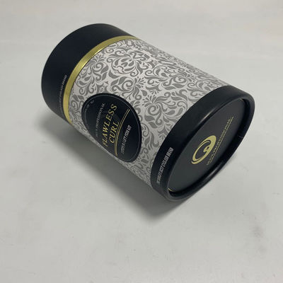 Good price Eco Cylindrical Paper Box CMYK Printing Gold Stamping For Gift Package online