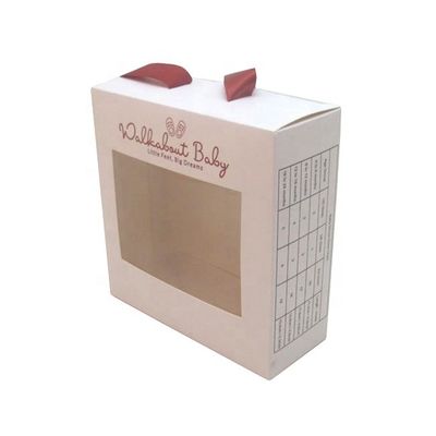 Good price Recyclable Healthcare Product Packaging White Card Paper box For Baby Clothes online