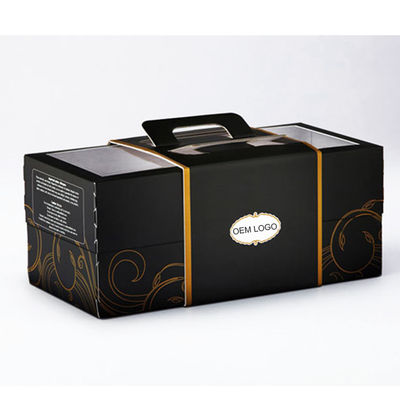 Good price Food Packaging Cake Cardboard Box Die Cut Matt / Glossy Lamination Finishing online