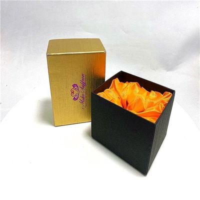 Good price Golden Bronzing Lid Box Cosmetic Paper Box For Packaging online