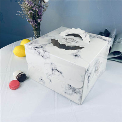 Good price Marble Pattern Portable Food Packaging Cardboard Boxes online