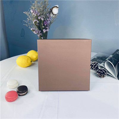 Good price Luxury Square Brown Portable Dessert Packaging Boxes online